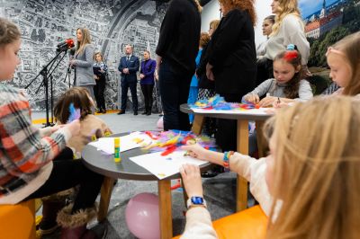 Rzeszów, 26.11.2022 r., Zdjęcie z konferencji dotyczącej uruchamiania programu, który umożliwia finansowanie procedury in vitro w Rzeszowie. | Fot. Grzegorz Bukała/ UM Rzeszowa